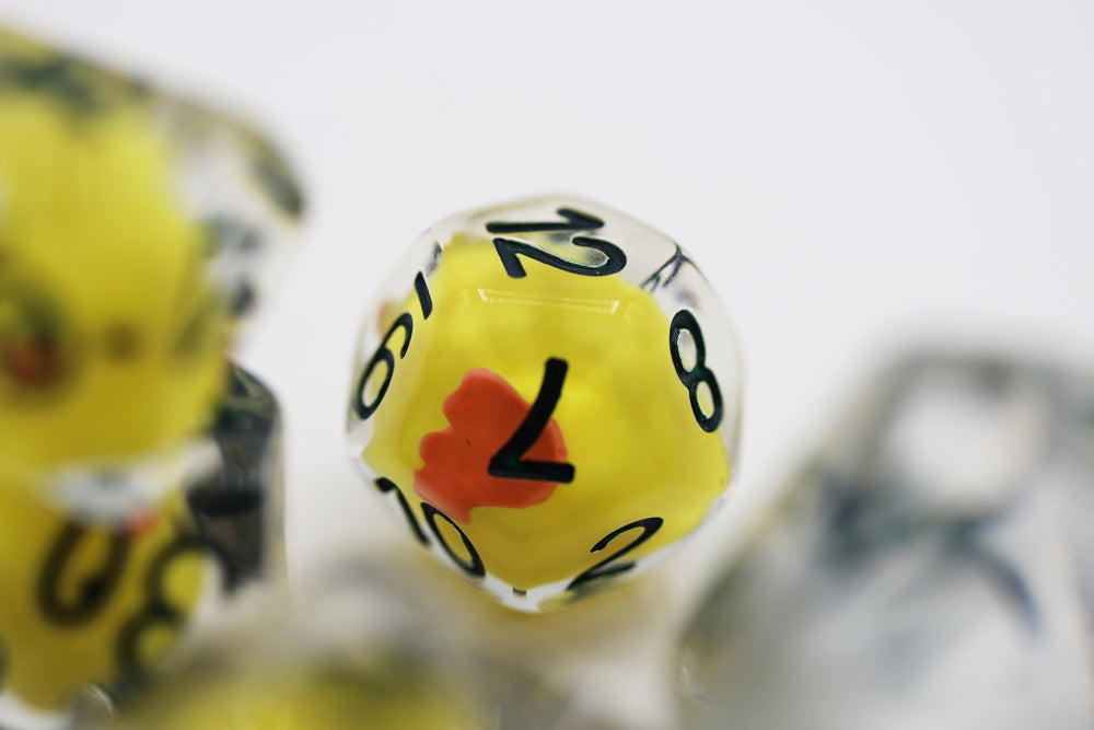 Chicken Farm RPG Dice Set Plastic Dice Foam Brain Games