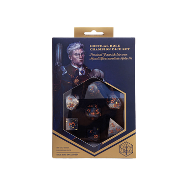 Champion Dice Set: Percival Fredrickstein Von Musel Klossowski De Rolo III