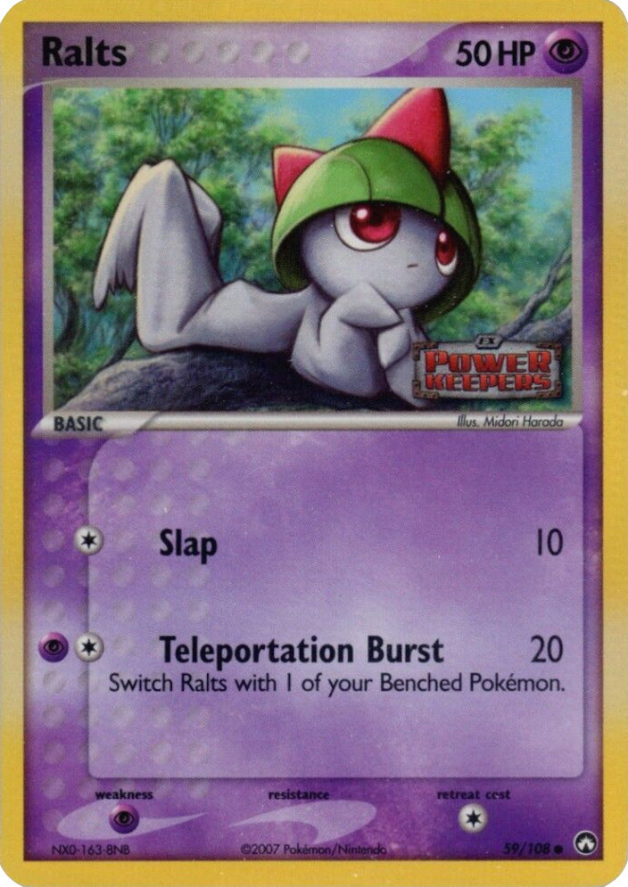 Pokemon | Ralts (59/108) (Stamped) [EX: Power Keepers] | The Nerd Merchant