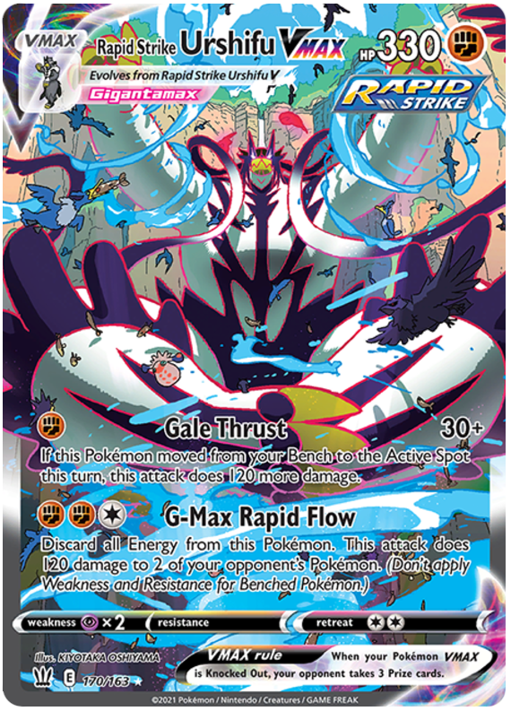 Pokemon | Rapid Strike Urshifu VMAX (170/163) [Sword & Shield: Battle Styles] | The Nerd Merchant