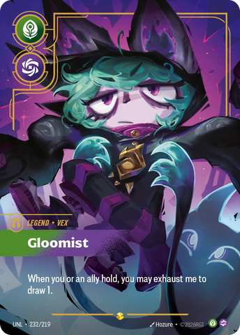 Vex - Gloomist (Overnumbered) (Foil) - Unleashed (232/219)