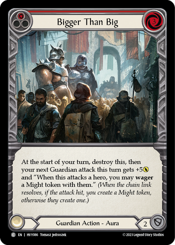 Flesh and Blood TCG | Bigger Than Big (Red) [HVY086] (Heavy Hitters) | The Nerd Merchant