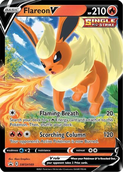 Pokemon | Flareon V (SWSH149) [Sword & Shield: Black Star Promos] | The Nerd Merchant