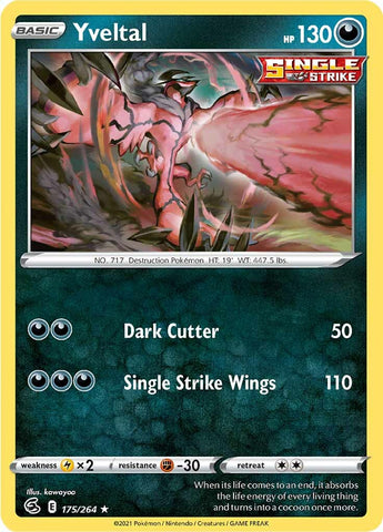 Pokemon | Yveltal (175/264) [Sword & Shield: Fusion Strike] | The Nerd Merchant