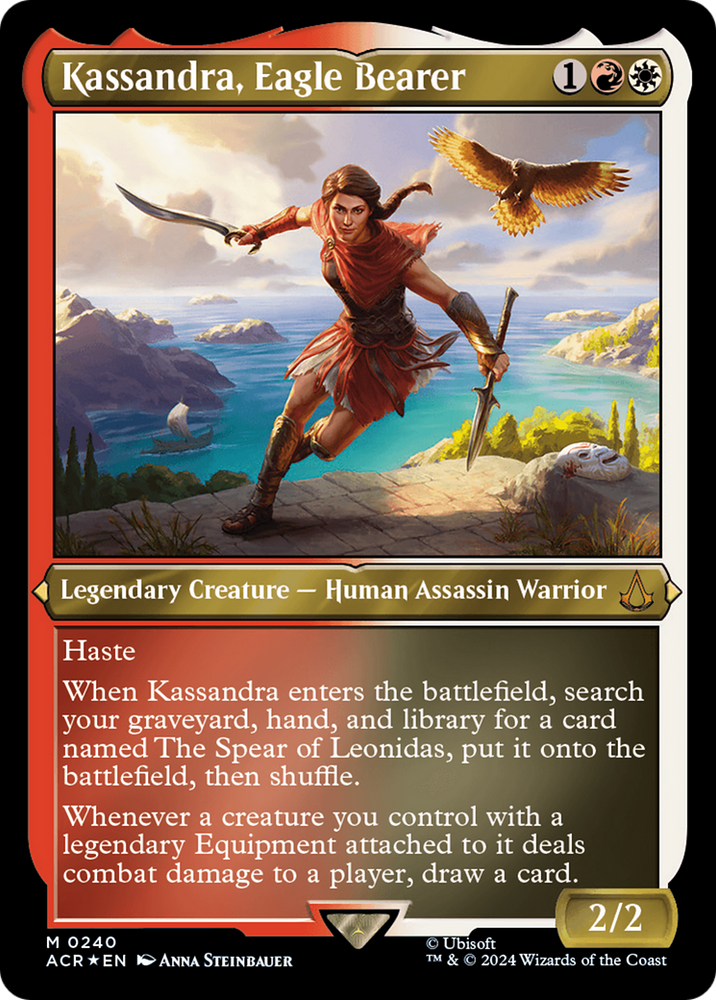 Magic | Kassandra, Eagle Bearer (Foil Etched) [Assassin's Creed] | The Nerd Merchant