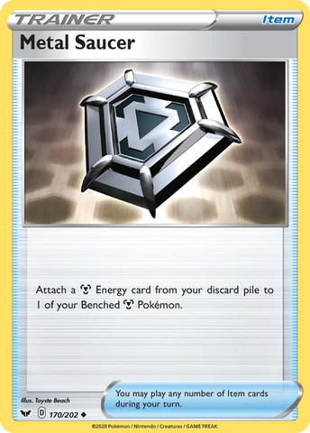 Pokemon | Metal Saucer (170/202) [Sword & Shield: Base Set] | The Nerd Merchant