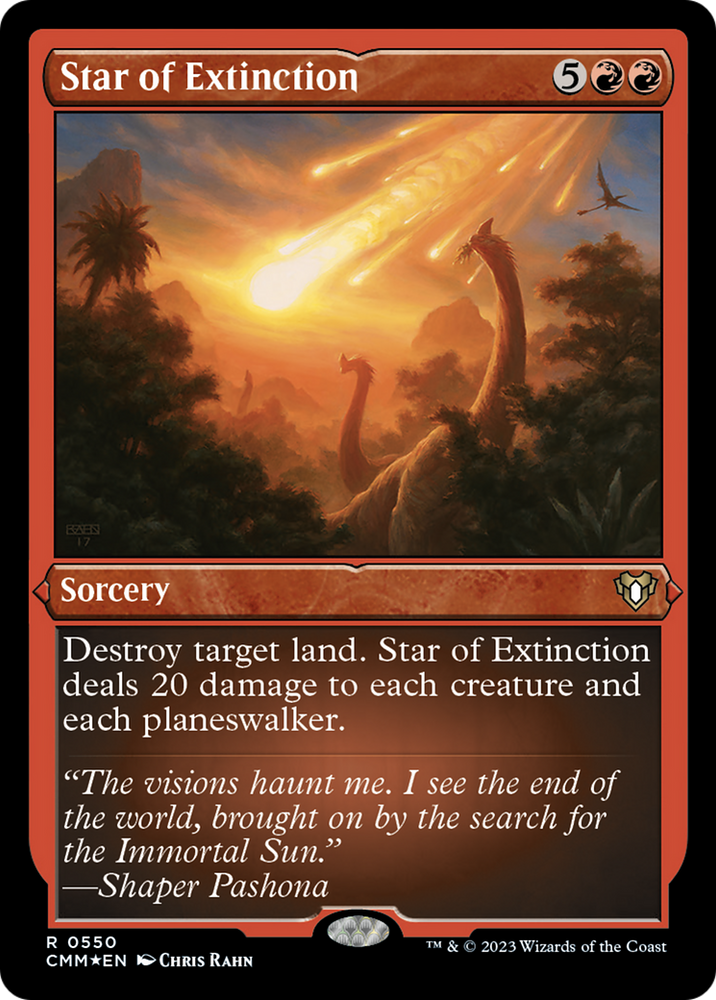 Magic | Star of Extinction (Foil Etched) [Commander Masters] | The Nerd Merchant