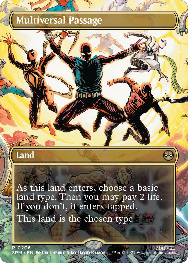 Magic | Multiversal Passage (Borderless) [Marvel's Spider-Man] | The Nerd Merchant