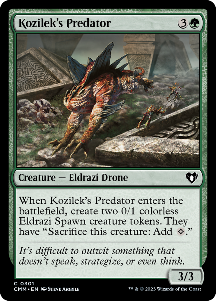 Magic | Kozilek's Predator [Commander Masters] | The Nerd Merchant