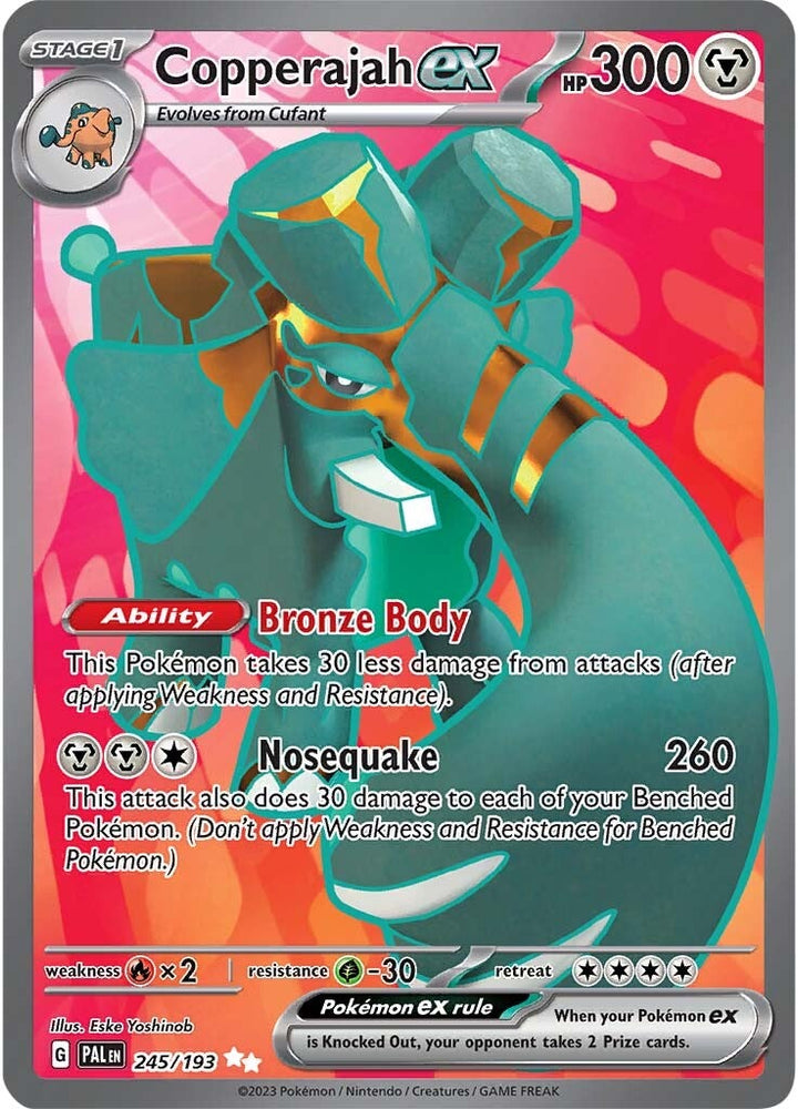 Pokemon | Copperajah ex (245/193) [Scarlet & Violet: Paldea Evolved] | The Nerd Merchant