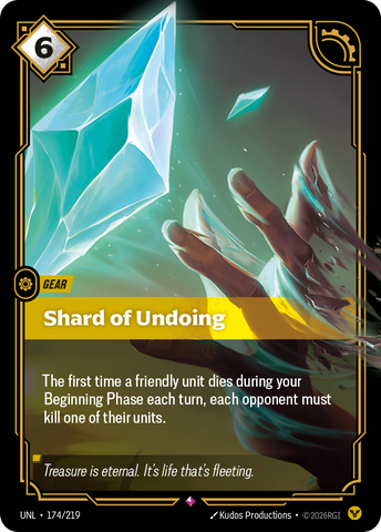 Shard of Undoing (Foil) - Unleashed (174/219)