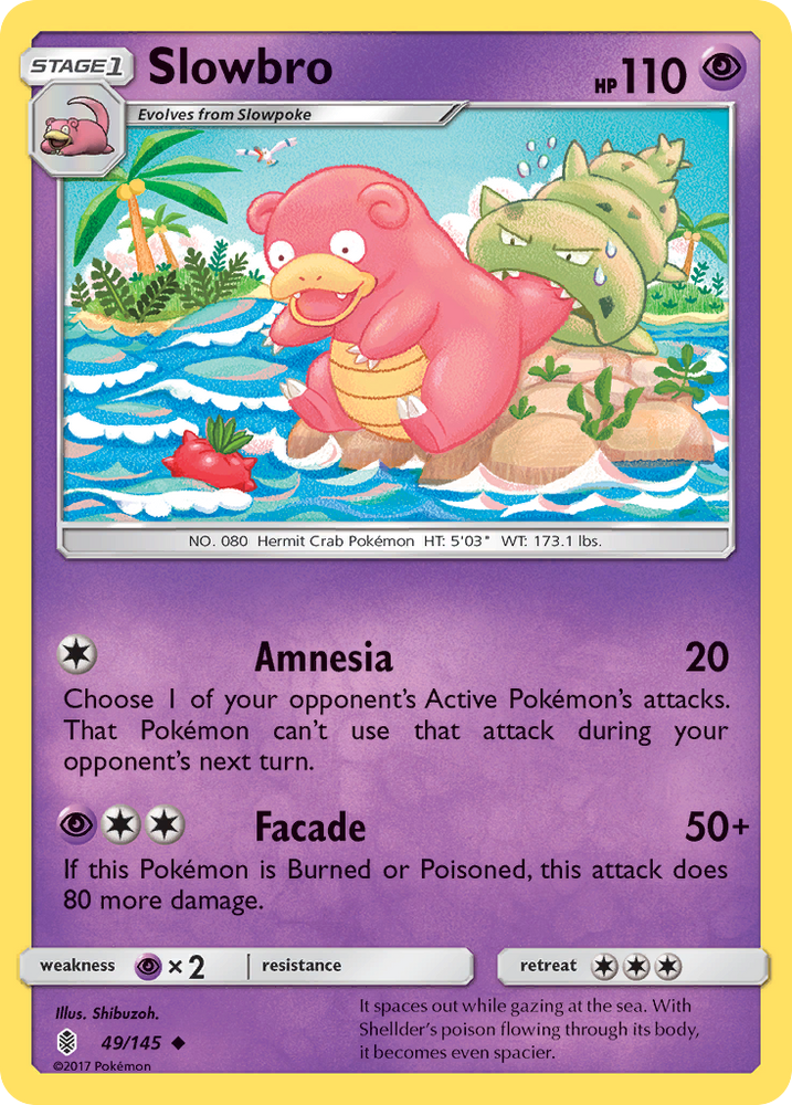 Pokemon | Slowbro (49/145) [Sun & Moon: Guardians Rising] | The Nerd Merchant