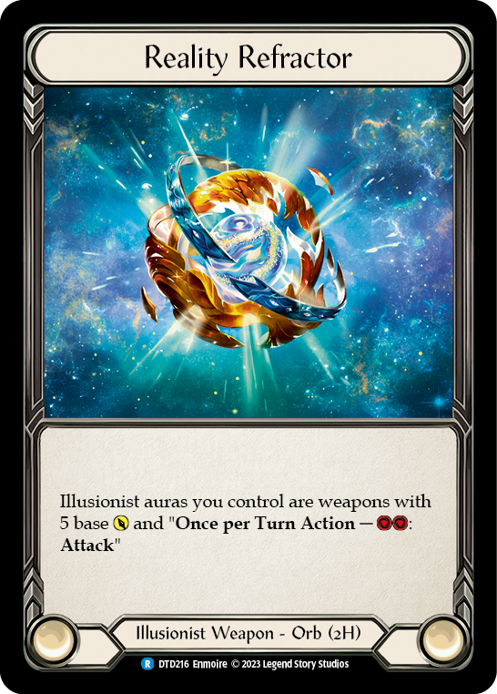 Flesh and Blood TCG | Reality Refractor [DTD216] (Dusk Till Dawn)  Cold Foil | The Nerd Merchant