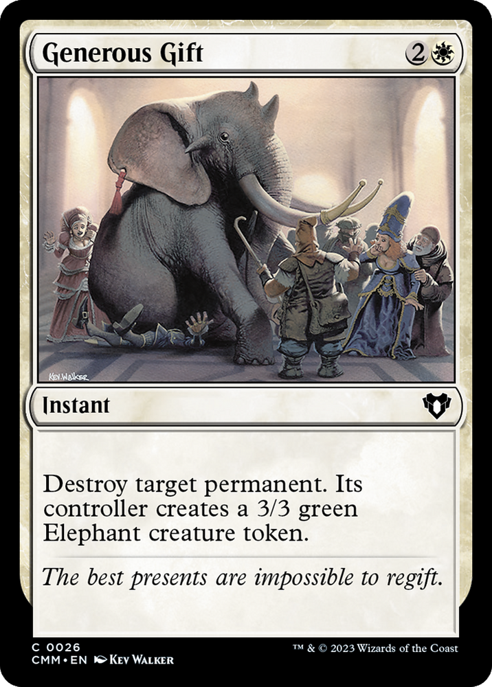 Magic | Generous Gift [Commander Masters] | The Nerd Merchant