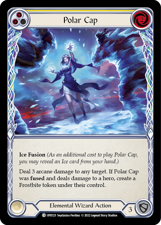 Flesh and Blood TCG | Polar Cap (Yellow) [UPR123] (Uprising) | The Nerd Merchant