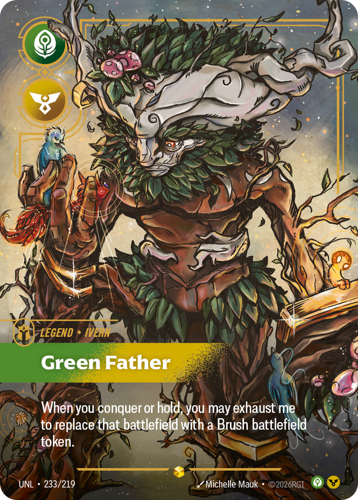 Ivern - Green Father (Overnumbered) (Foil) - Unleashed (233/219)