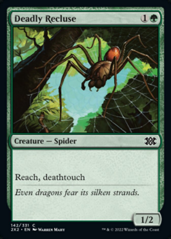Magic | Deadly Recluse [Double Masters 2022] | The Nerd Merchant