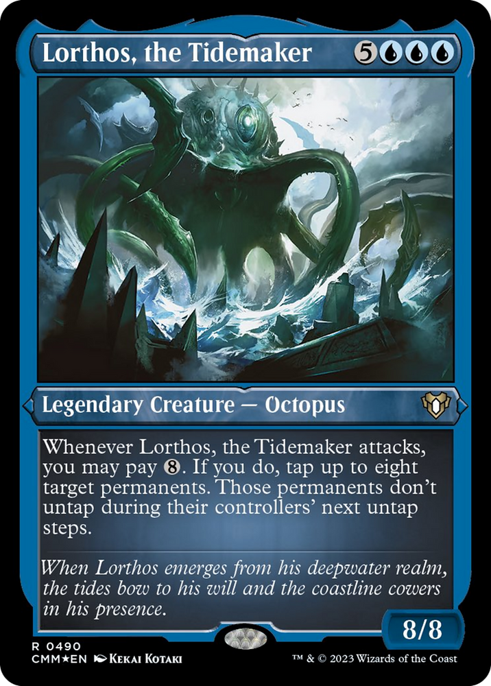 Magic | Lorthos, the Tidemaker (Foil Etched) [Commander Masters] | The Nerd Merchant