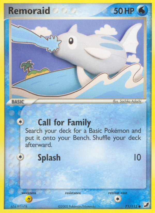 Pokemon | Remoraid (71/115) [EX: Unseen Forces] | The Nerd Merchant