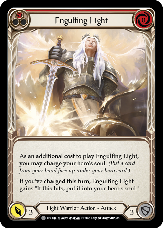Flesh and Blood TCG | Engulfing Light (Red) [BOL014] (Monarch Boltyn Blitz Deck) | The Nerd Merchant