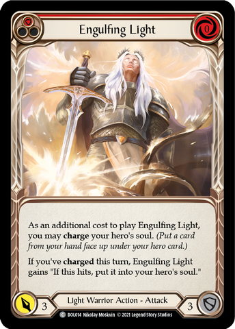 Flesh and Blood TCG | Engulfing Light (Red) [BOL014] (Monarch Boltyn Blitz Deck) | The Nerd Merchant