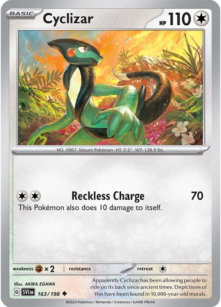 Pokemon | Cyclizar (163/198) [Scarlet & Violet: Base Set] | The Nerd Merchant