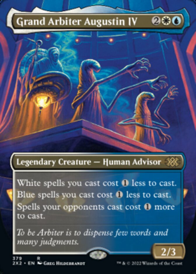Magic | Grand Arbiter Augustin IV (Borderless Alternate Art) [Double Masters 2022] | The Nerd Merchant