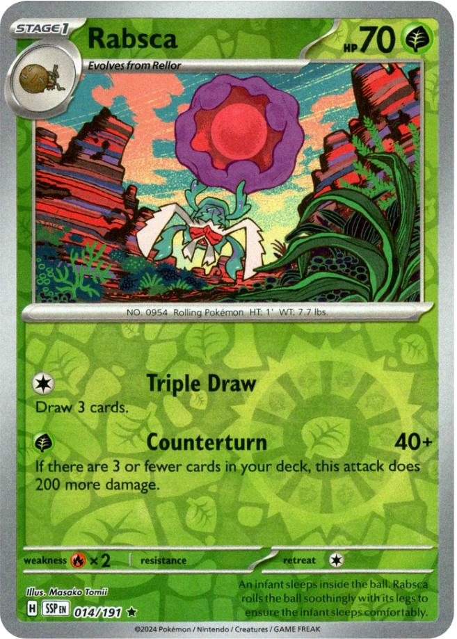 Pokemon | Rabsca (014/191) [Scarlet & Violet: Surging Sparks] | The Nerd Merchant