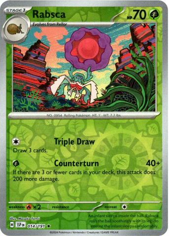Pokemon | Rabsca (014/191) [Scarlet & Violet: Surging Sparks] | The Nerd Merchant
