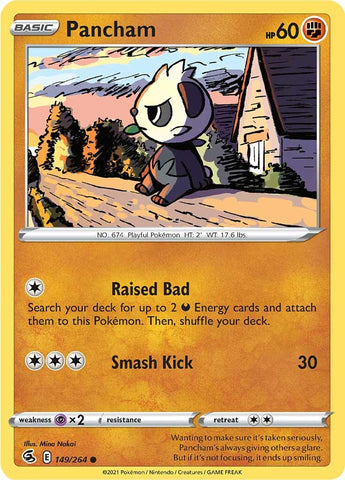 Pokemon | Pancham (149/264) [Sword & Shield: Fusion Strike] | The Nerd Merchant