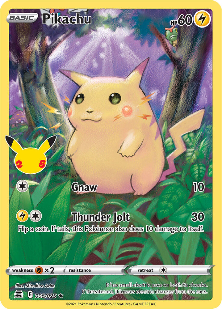 Pokemon | Pikachu (005/025) [Celebrations: 25th Anniversary] | The Nerd Merchant