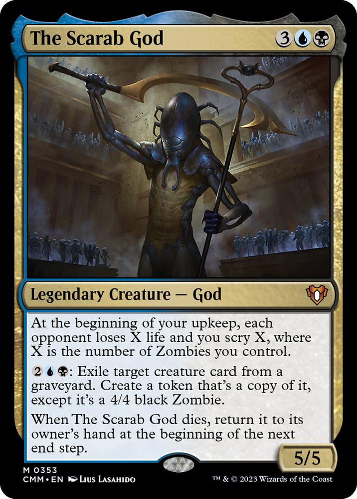 Magic | The Scarab God [Commander Masters] | The Nerd Merchant