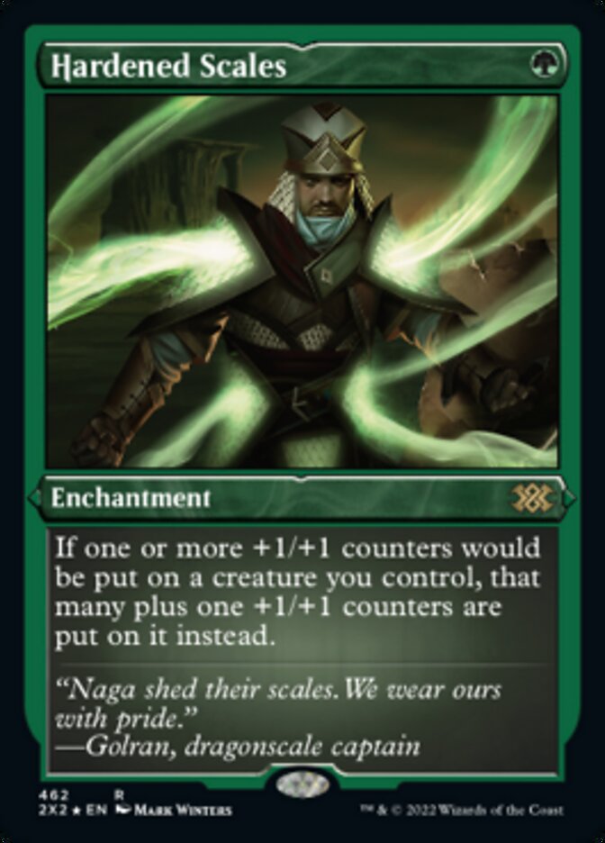 Magic | Hardened Scales (Foil Etched) [Double Masters 2022] | The Nerd Merchant