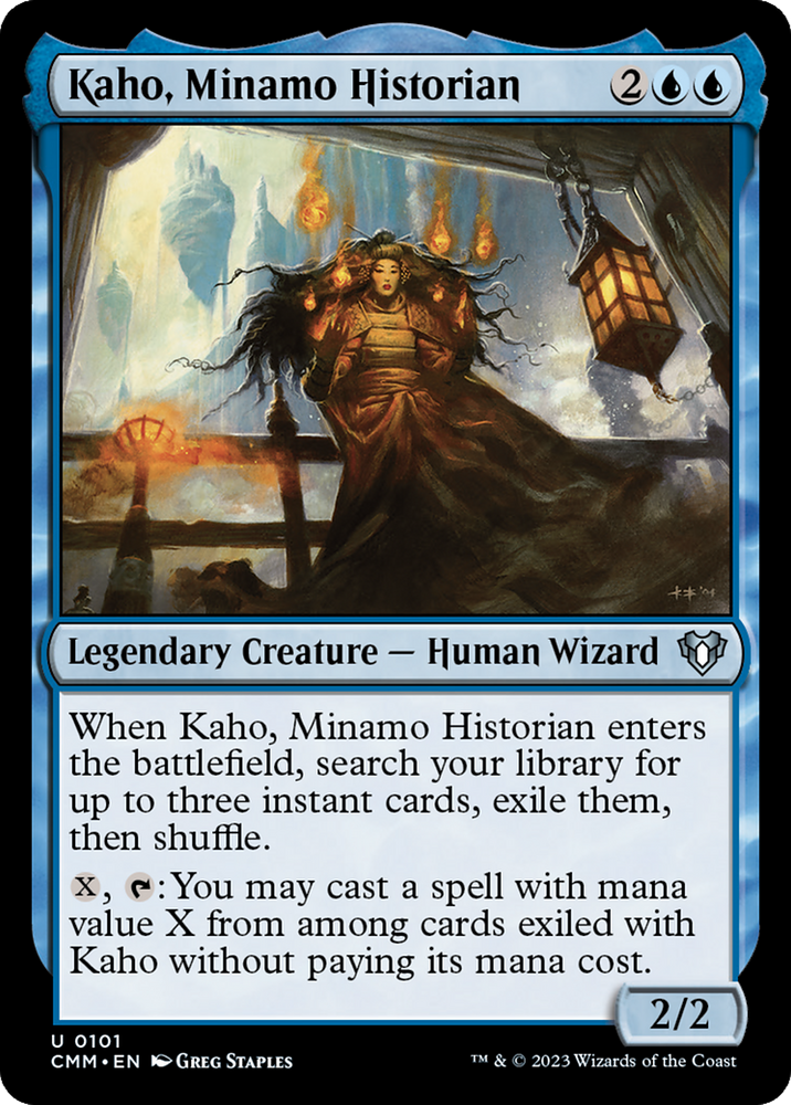 Magic | Kaho, Minamo Historian [Commander Masters] | The Nerd Merchant