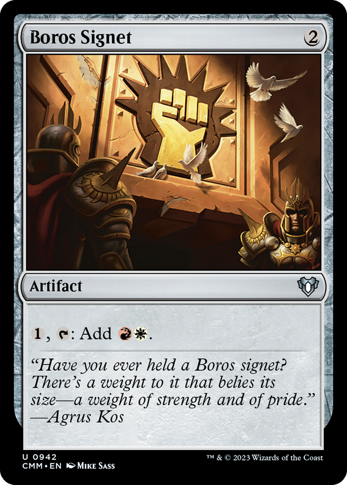 Magic | Boros Signet [Commander Masters] | The Nerd Merchant
