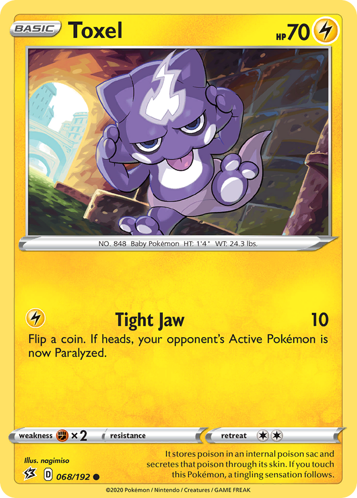 Pokemon | Toxel (068/192) [Sword & Shield: Rebel Clash] | The Nerd Merchant