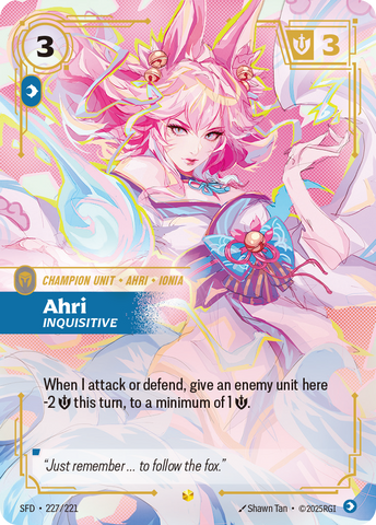Ahri, Inquisitive (Foil) - Spiritforged #227