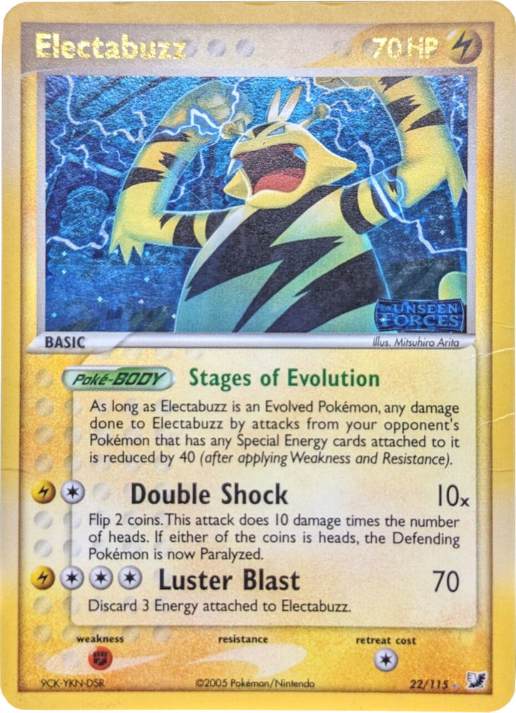 Pokemon | Electabuzz (22/115) (Stamped) [EX: Unseen Forces] | The Nerd Merchant