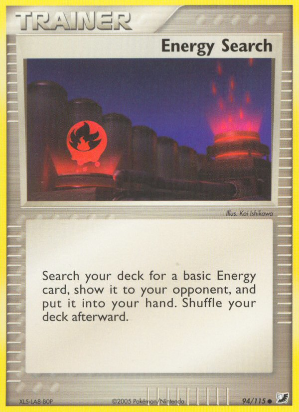 Pokemon | Energy Search (94/115) [EX: Unseen Forces] | The Nerd Merchant
