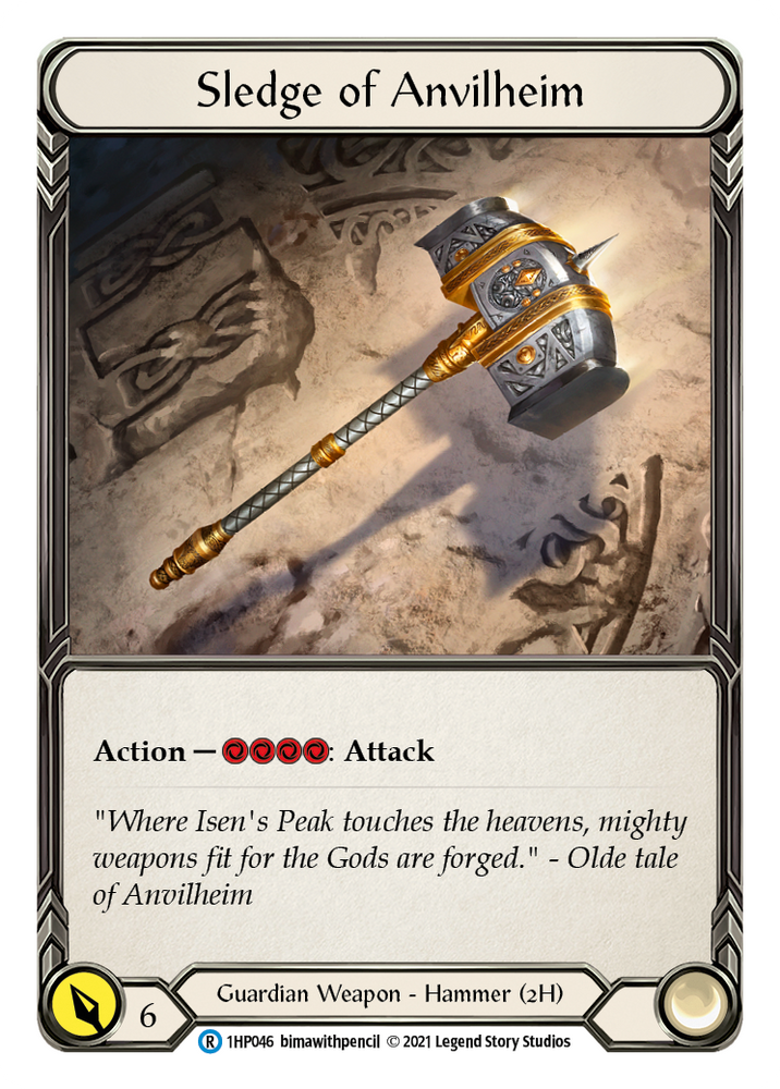 Flesh and Blood TCG | Sledge of Anvilheim [1HP046] (History Pack 1) | The Nerd Merchant