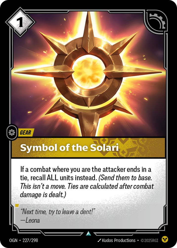 Symbol of the Solari - Origins #227