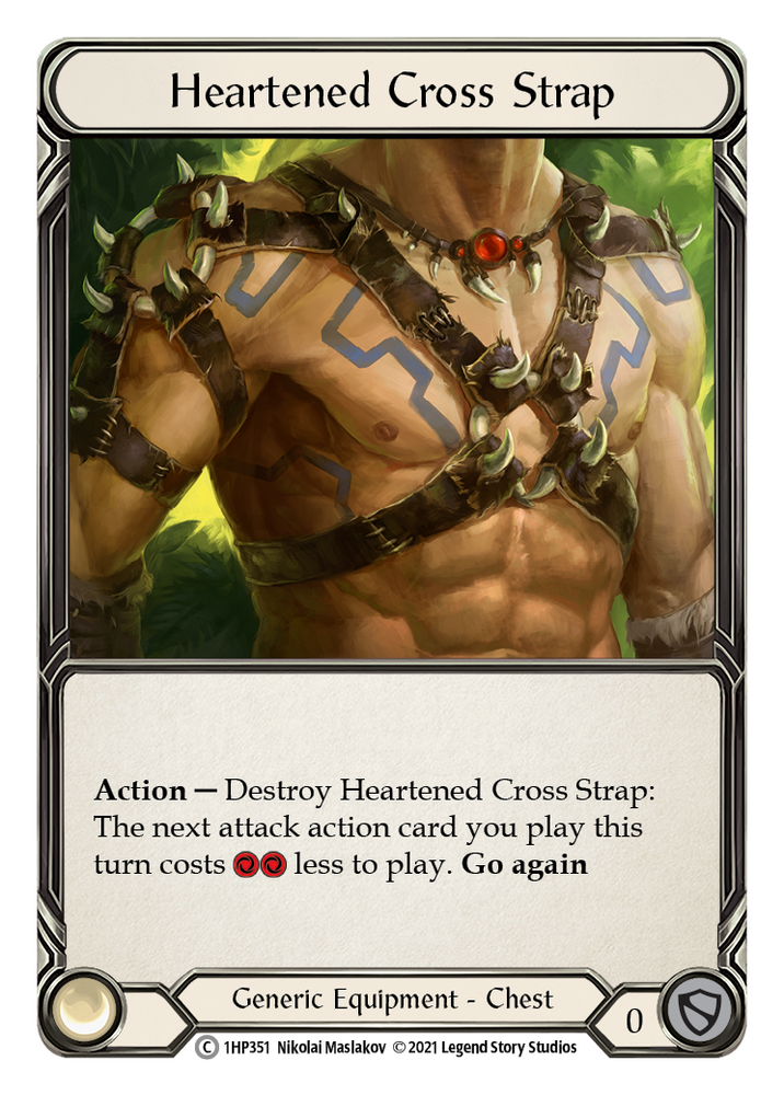 Flesh and Blood TCG | Heartened Cross Strap [1HP351] (History Pack 1) | The Nerd Merchant