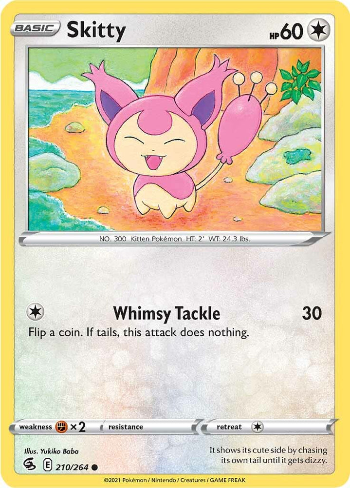 Pokemon | Skitty (210/264) [Sword & Shield: Fusion Strike] | The Nerd Merchant