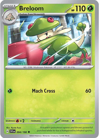 Pokemon | Breloom (004/198) [Scarlet & Violet: Base Set] | The Nerd Merchant