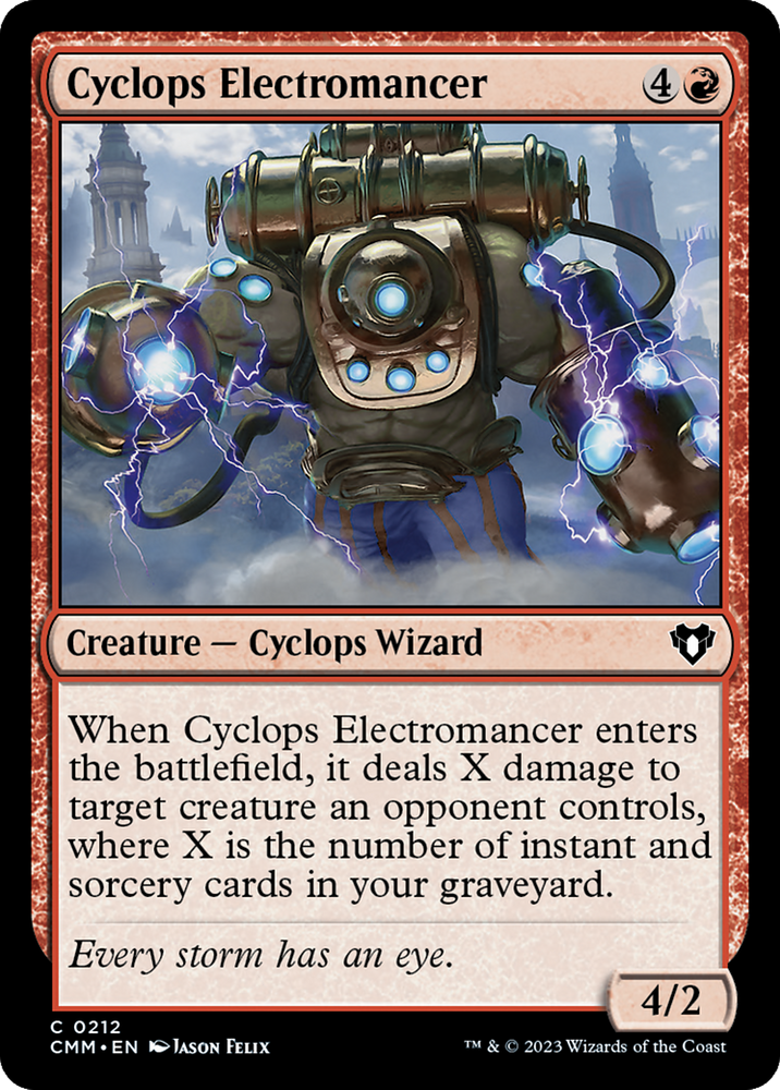 Magic | Cyclops Electromancer [Commander Masters] | The Nerd Merchant