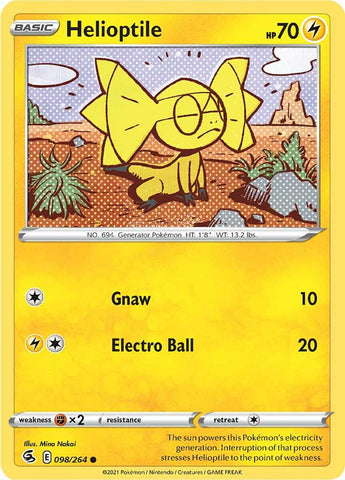 Pokemon | Helioptile (098/264) [Sword & Shield: Fusion Strike] | The Nerd Merchant