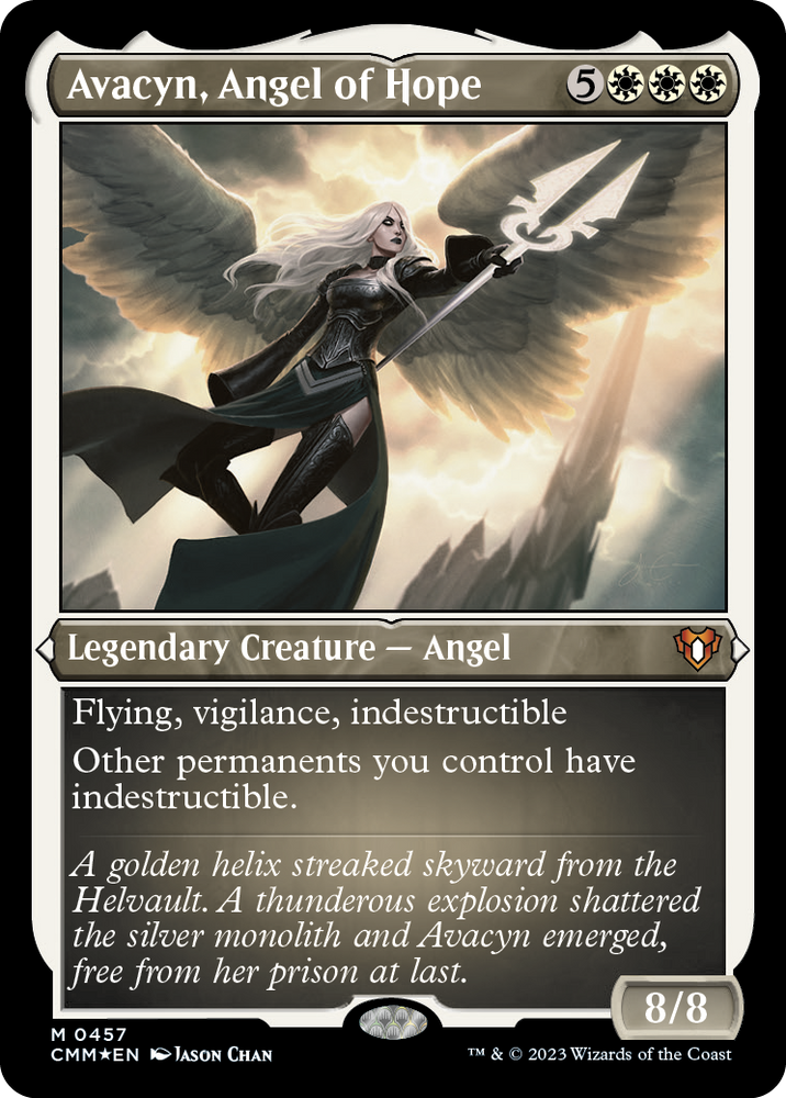 Magic | Avacyn, Angel of Hope (Foil Etched) [Commander Masters] | The Nerd Merchant
