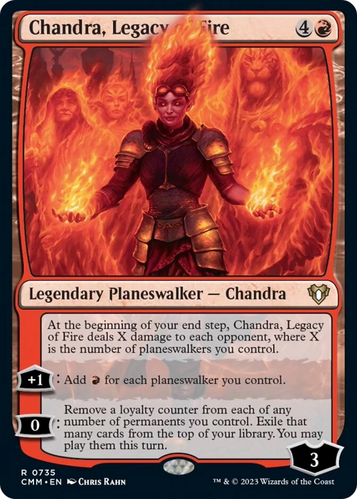 Magic | Chandra, Legacy of Fire [Commander Masters] | The Nerd Merchant