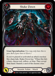 Flesh and Blood TCG | Shake Down [OUT013] (Outsiders) | The Nerd Merchant