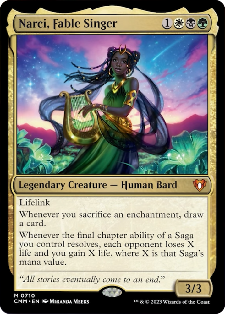 Magic | Narci, Fable Singer [Commander Masters] | The Nerd Merchant